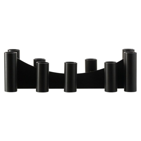 Подсвечник Bruks 8см черный – Designboom детальная картинка 