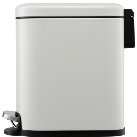 Ведро мусорное с педалью 5л светло-серое детальная картинка 