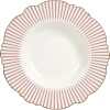 Тарелка суповая Ø23см Madame de Recamier, розового цвета детальная картинка 