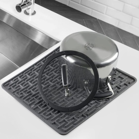 Коврик для сушки посуды Lacor силиконовый детальная картинка 