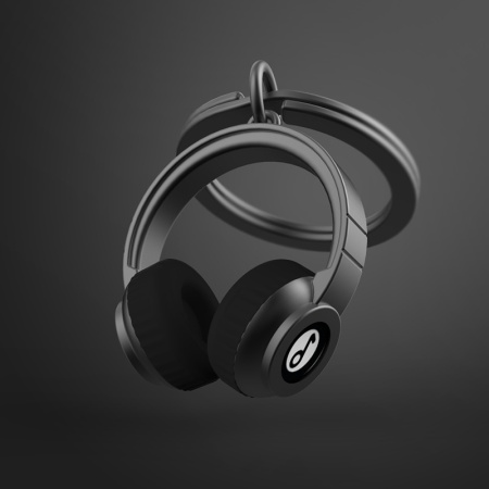 Брелок для ключей "Наушники" Metalmorphose детальная картинка 