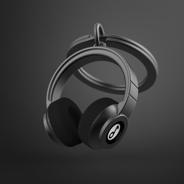 Фото Брелок для ключей "Наушники" Metalmorphose