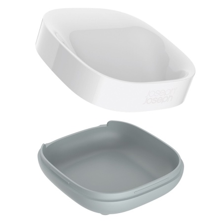 Мыльница Slim бело-серая - 70511 Joseph Joseph детальная картинка 