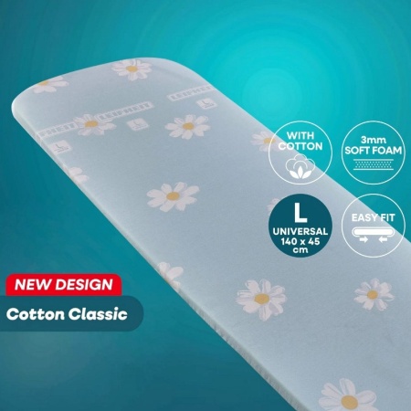 Чехол для доски гладильной L/Universal Cotton Classic 140x45см детальная картинка 