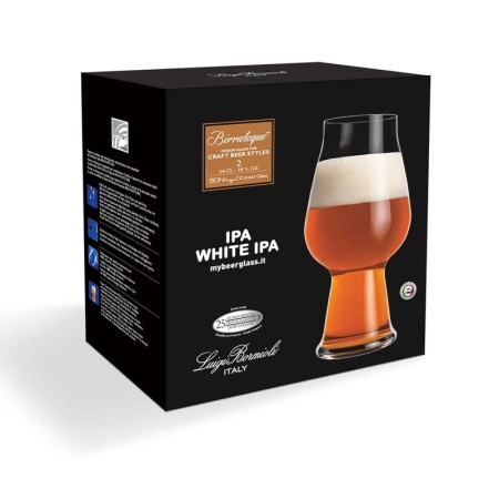 Набор бокалов для пива 540мл BIRRATEQUE IPA/white IPA, 2шт детальная картинка 