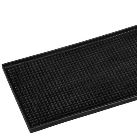 Коврик барный широкий 30x15см резиновый BarWare детальная картинка 