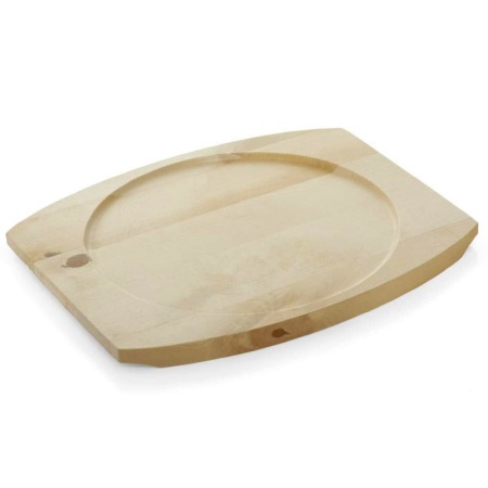 Сковорода Ø22см чугун WAS на деревянной подставке со cъемной ручкой детальная картинка 