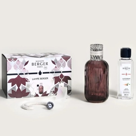 Подарочный набор «‎Квинтэссенция» cливовая лампа Берже и аромат «‎Золотая пшеница» (Golden Wheat) 250мл детальная картинка 