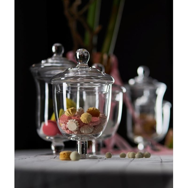 Фото Конфетница, бонбоньерка Ø14.9x25см Sugary в подарочной упаковке