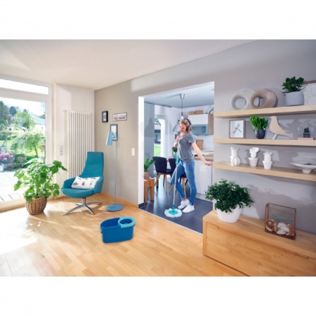 Комплект для уборки Clean Twist Ergo Disc Mop ведро 6л с отжимом и моп детальная картинка 