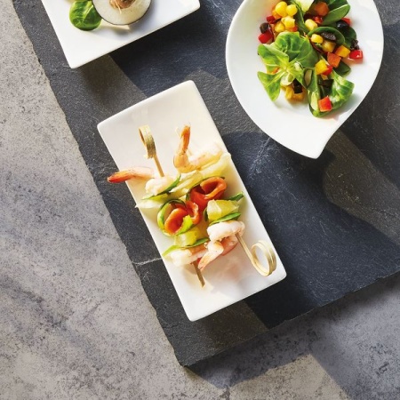 Тарелка прямоугольная 145x70x(h)23мм Appetizer детальная картинка 