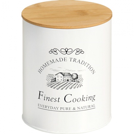 Емкость Ø11х(h)13.5см c надписью "Finest Cookies" детальная картинка 