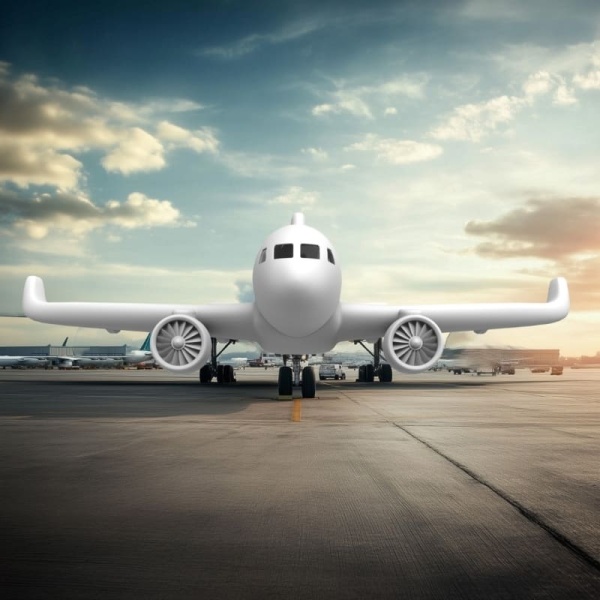 Фото Брелок для ключей "Самолет, значок пилота и двигатель"