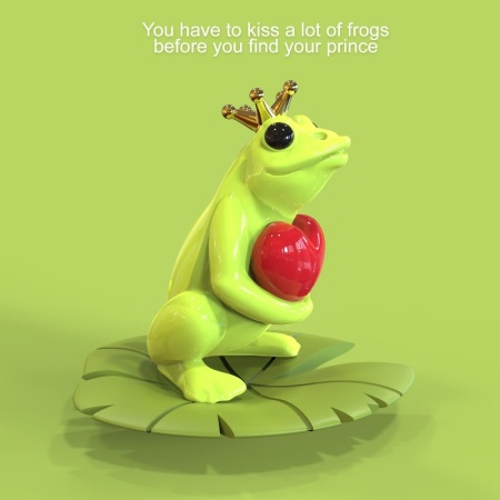 Брелок для ключей "Лягушка" детальная картинка 