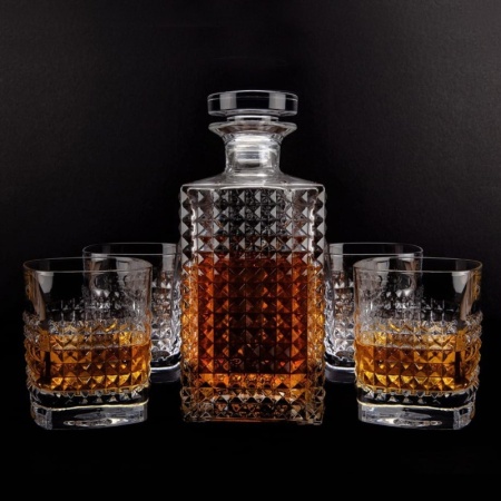 Набор для виски Mixology Elixir - графин и 4 стакана детальная картинка 