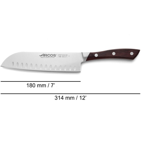 Нож сантоку 18см NATURA детальная картинка 