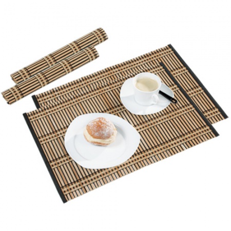 Салфетка под посуду 44.5х30см БАМБУКОВАЯ 2шт детальная картинка 