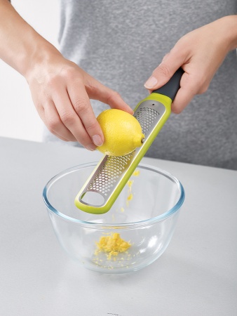 Терка для цедры с очистителем лезвия Handi-Zest зеленая - 20049 Joseph Joseph детальная картинка 