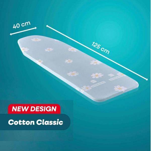 Фото Чехол для доски гладильной S/M Cotton Classic 125x40см