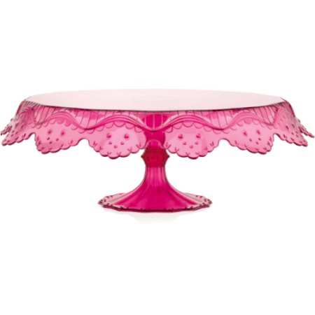 Подставка для торта Ø28x12см Sweetable фуксия детальная картинка 