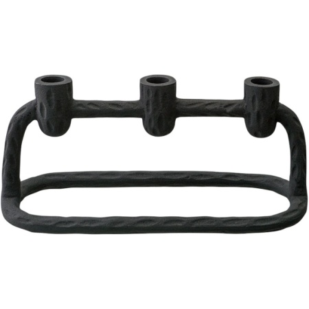 Подсвечник Stery 14см черный – Designboom детальная картинка 