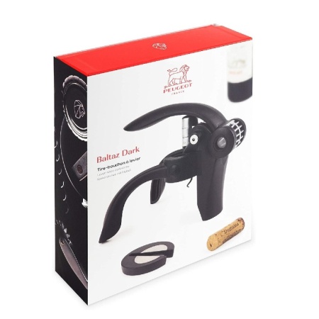 Штопор механический BALTAZ Dark с обрезателем фольги детальная картинка 