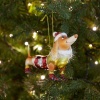 Новогоднее украшение из стекла Vondels "Рождественская такса" 9.5см детальная картинка 