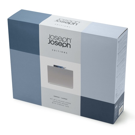 Набор разделочных досок 34x25см Index Large серо-синий - 60168 Joseph Joseph детальная картинка 
