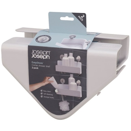 Набор полок для душа EasyStore белый, 2шт - 70550 Joseph Joseph детальная картинка 