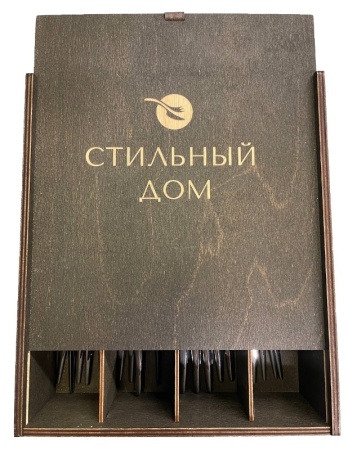 Набор столовых приборов MARIZA satin - 24шт в боксе "Стильный Дом" детальная картинка 