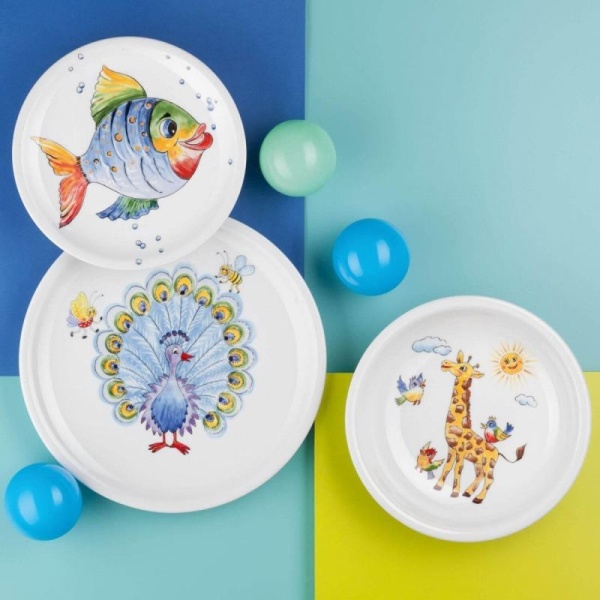 Фото Тарелка глубокая Ø20см 600мл Bunte Tiere