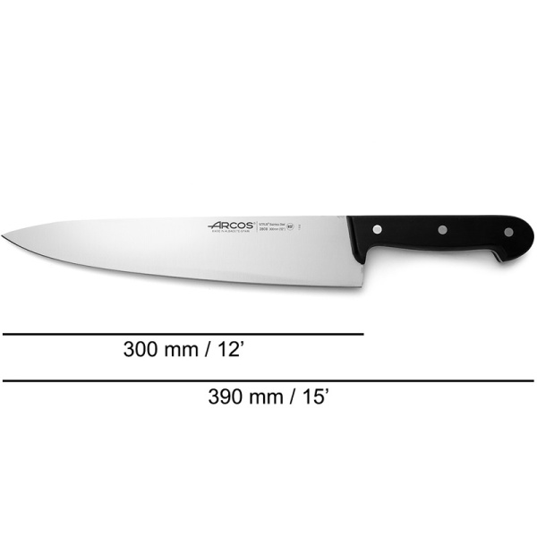 Нож UNIVERSAL 30см поварской детальная картинка 