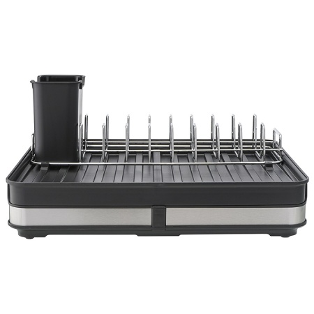 Сушилка для посуды раздвижная большая Atle черная — Smart Solutions детальная картинка 