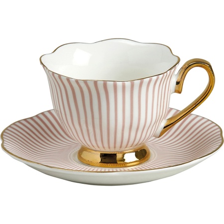 Кофейная пара Madame de Recamier, розового цвета детальная картинка 