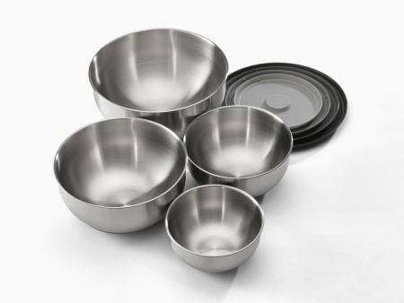 Набор из 4 мисок Nest Prep&Store из нерж.стали с крышками - 95025 Joseph Joseph детальная картинка 