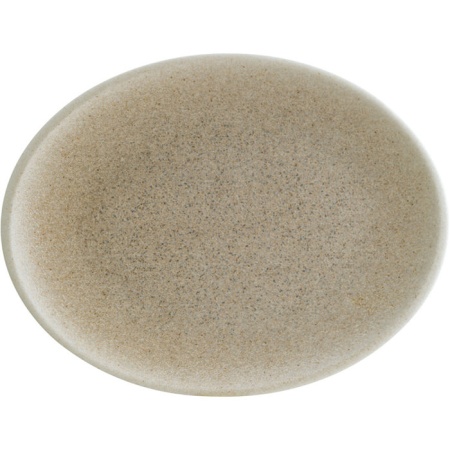 Блюдо, тарелка овальная 31x24см LUCA SALMON Moove детальная картинка 