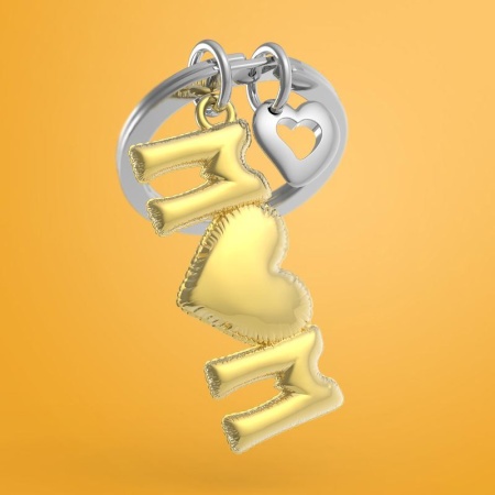 Брелок для ключей "Воздушный шар - Мама" детальная картинка 