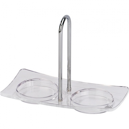 Подставка для мельниц 190x195x150мм прозрачный акрил детальная картинка 