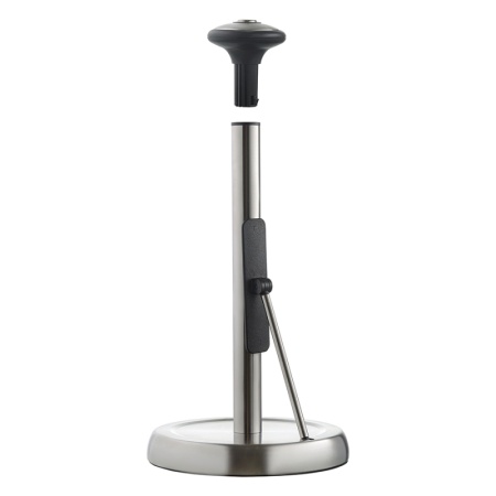 Держатель для бумажных полотенец со стоппером Mio 19.5x37см хром детальная картинка 