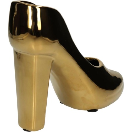 Ваза для цветов "Золотая туфля" 21x9x17см детальная картинка 