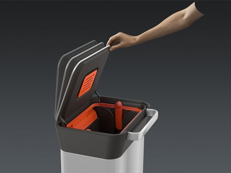 Контейнер для мусора с прессом Titan - 30030 Joseph Joseph детальная картинка 