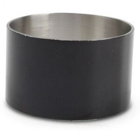 Набор колец для салфеток Ø5x(h)3.5см CENTRO black, 4шт детальная картинка 