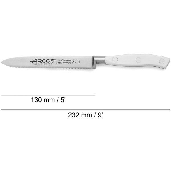 Фото Нож для томатов 13см RIVIERA BLANC