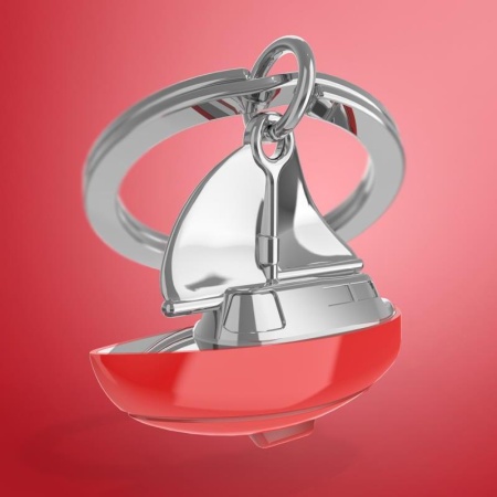 Брелок для ключей "Парусная лодка" детальная картинка 