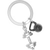 Брелок для ключей "Гантель и гиря" детальная картинка 