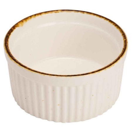 Рамекин, форма для запекания Ø88x(h)44мм BRISBANE White детальная картинка 