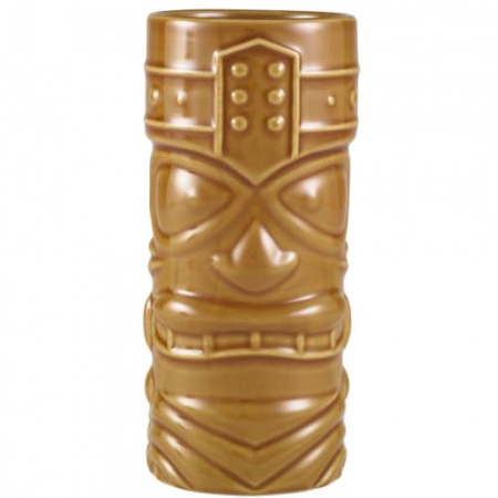 Стакан тики кружка TIKI 400мл коричневый детальная картинка 