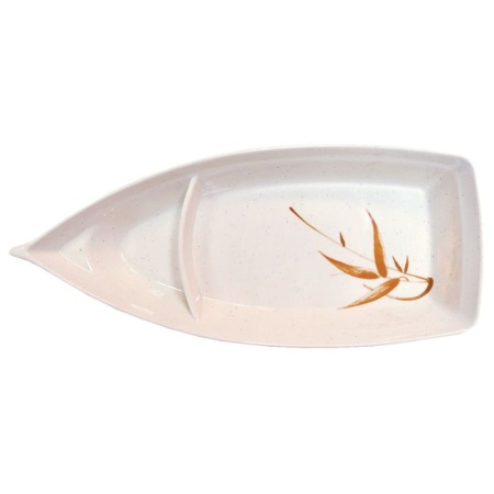 Блюдо Лодка 17.5x4.1см "Элегантный бамбук" меламин детальная картинка 