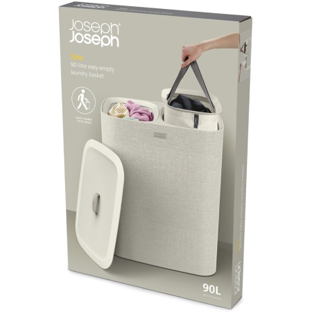 Корзина для белья Tota 90л Ecru - 50020 Joseph Joseph детальная картинка 