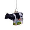 Новогоднее украшение из стекла Vondels "Корова" 7см - в подарочной коробке детальная картинка 